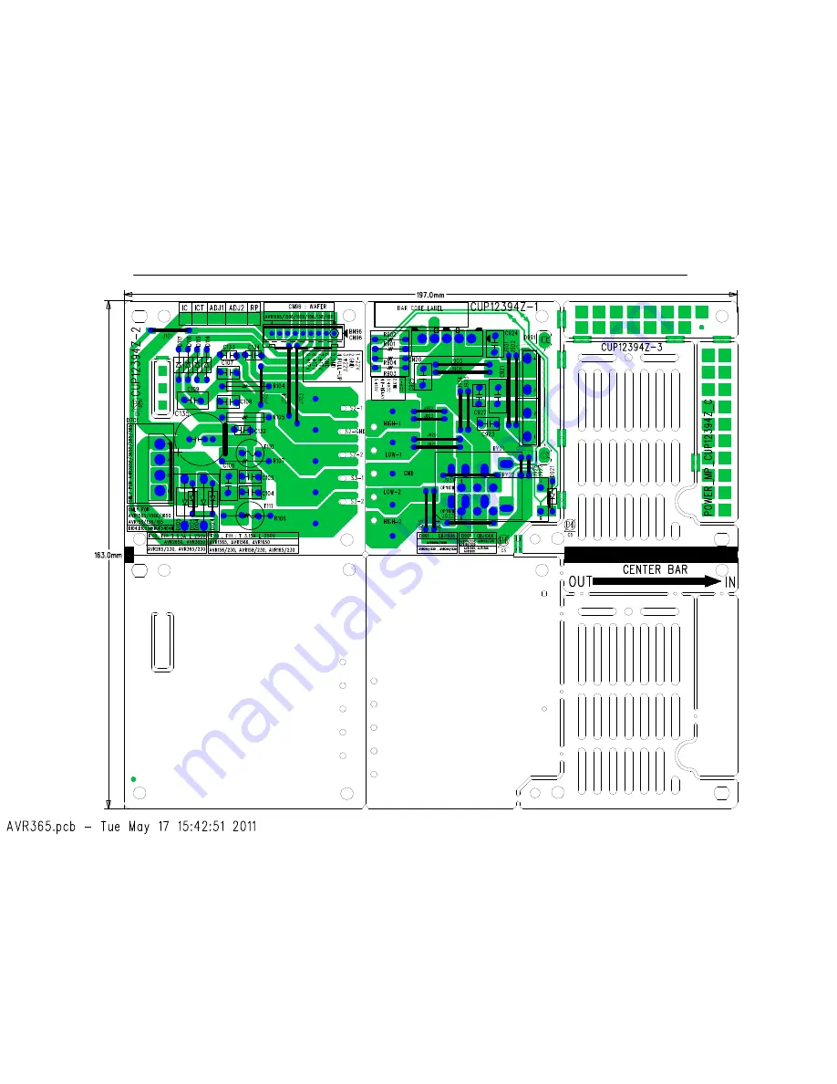 Harman Kardon AVR 1650 Service Manual Download Page 33