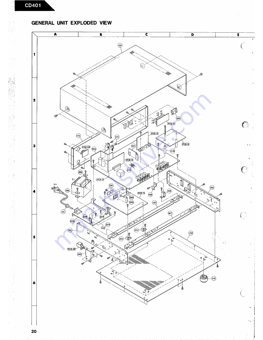 Harman Kardon CD401 Technical Manual Download Page 26