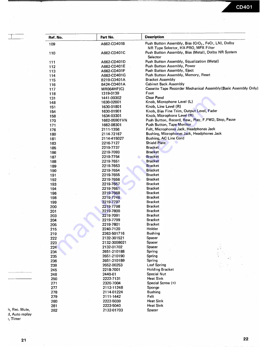 Harman Kardon CD401 Technical Manual Download Page 29