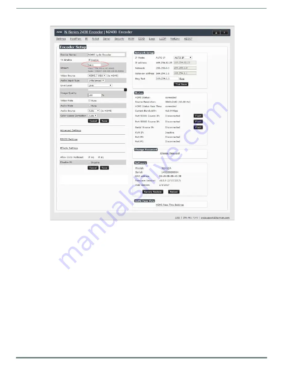 Harman AMX N2400 Series Instruction Manual Download Page 17