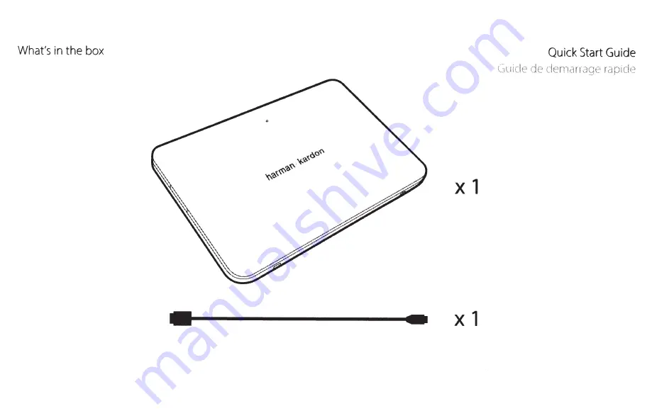 Harman Kardon ESQUIRE 2 Quick Start Manual Download Page 2