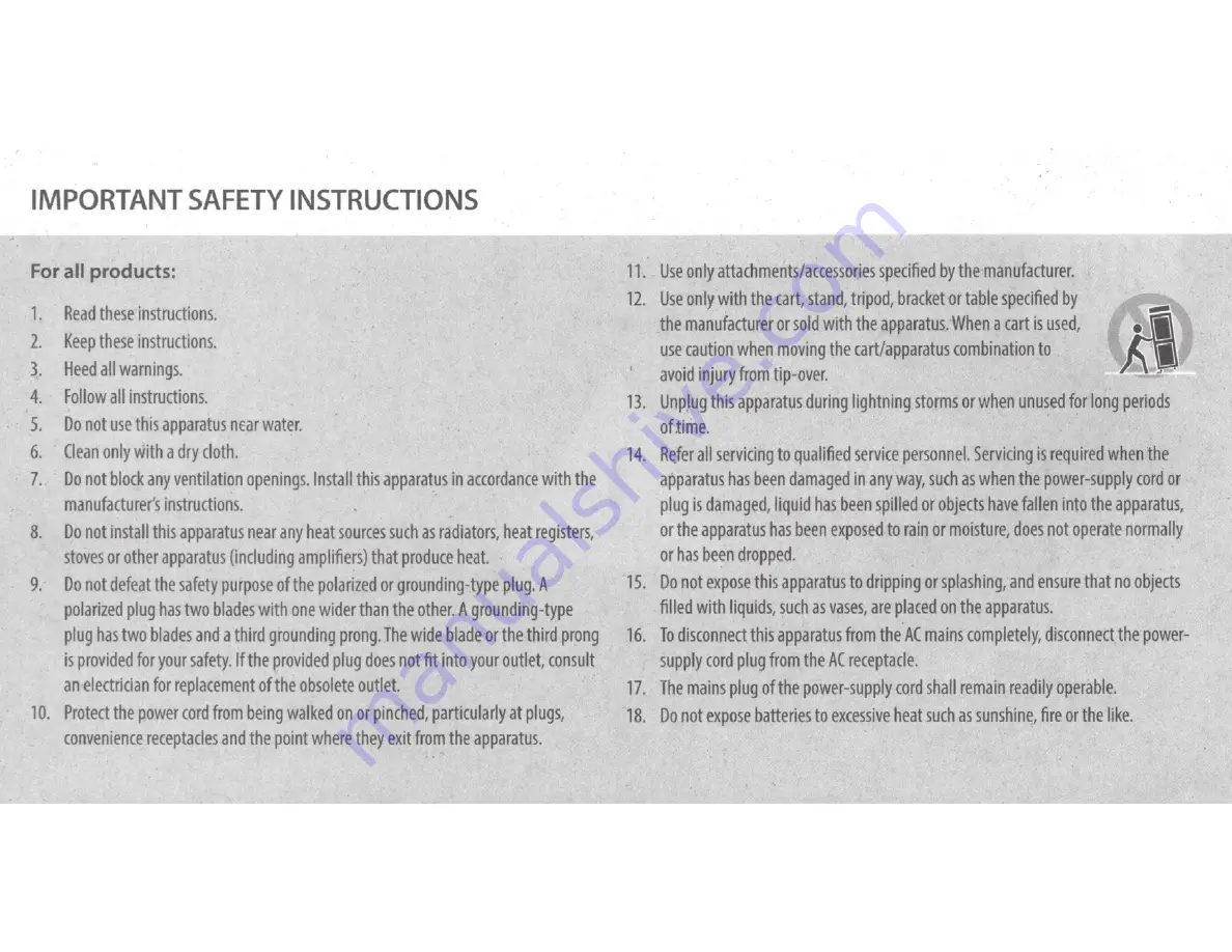 Harmann JBL Link 20 Manual Download Page 6