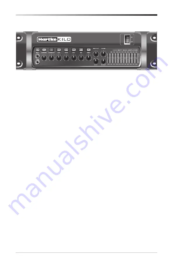 Hartke KILO Owner'S Manual Download Page 7