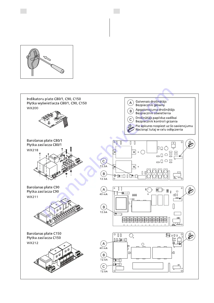 Harvia C150 Manual Download Page 49