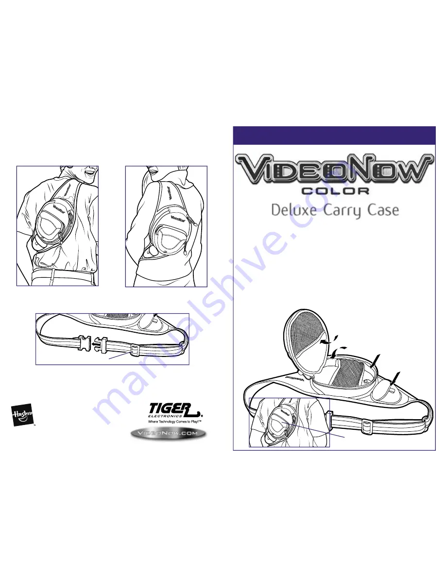 Hasbro Video Now Color Deluxe Carry Case 73987 Instruction Manual Download Page 1