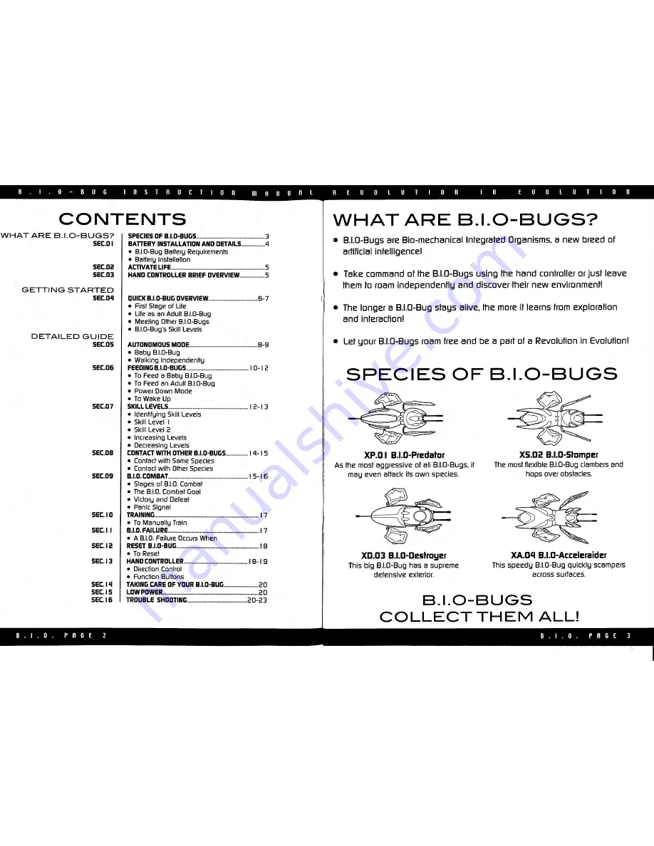 Hasbro X5.02 B.I.O-Stomper Instruction Manual Download Page 2