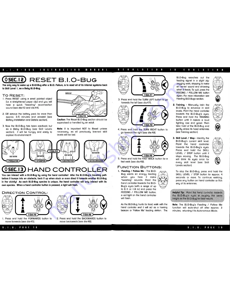 Hasbro X5.02 B.I.O-Stomper Instruction Manual Download Page 10