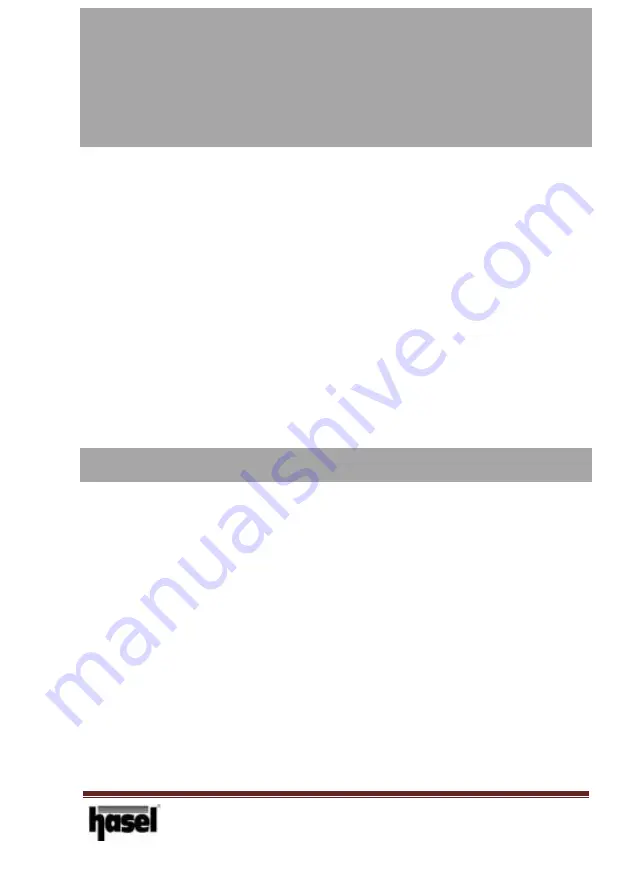 HASEL HSL-BBP-03K Operating Manual Download Page 12