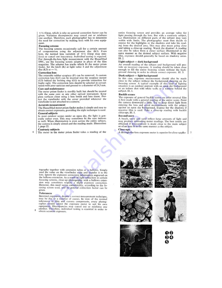 Hasselblad Meter Prism Finder User Manual Download Page 2