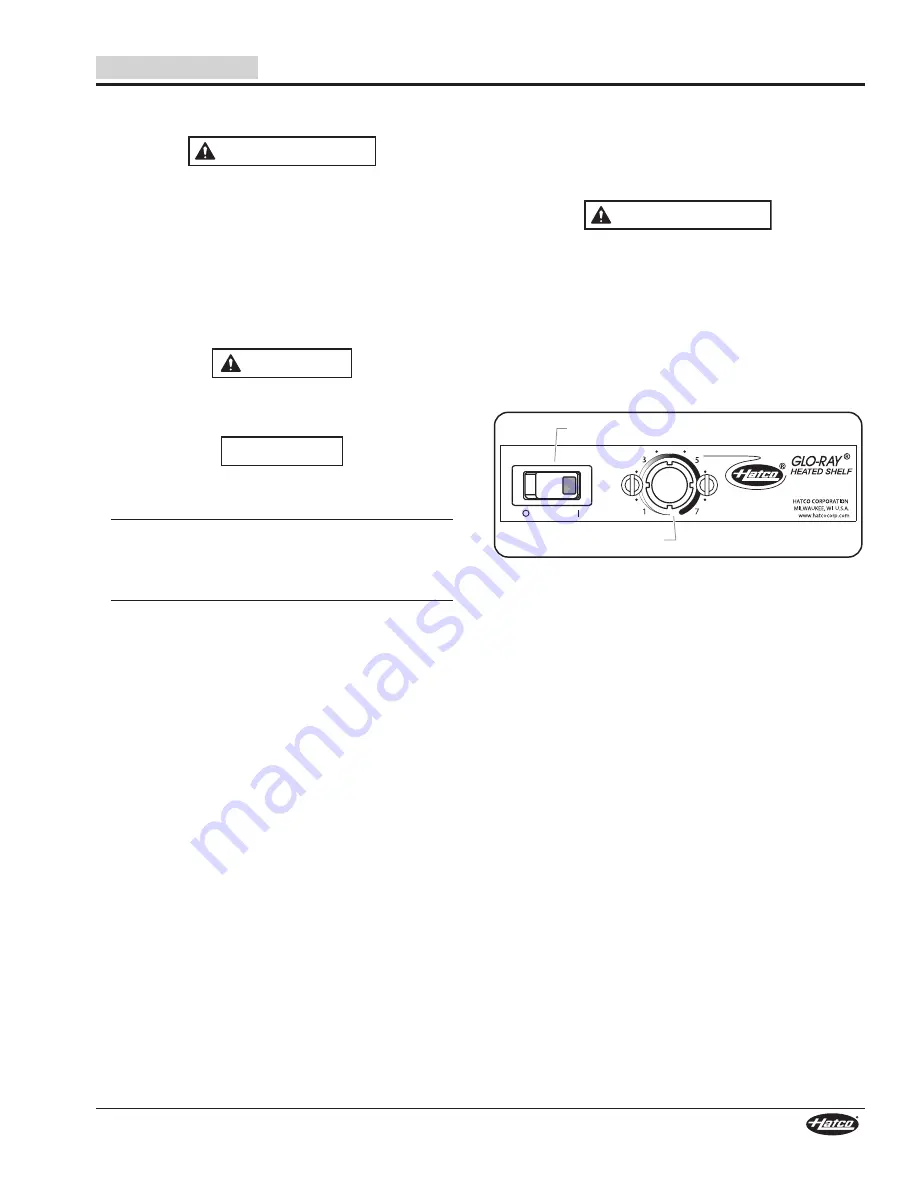 Hatco HSBF-GL Series Installation And Operating Manual Download Page 29