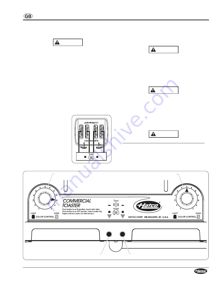 Hatco TPT-230-4 Series Installation And Operating Manual Download Page 7