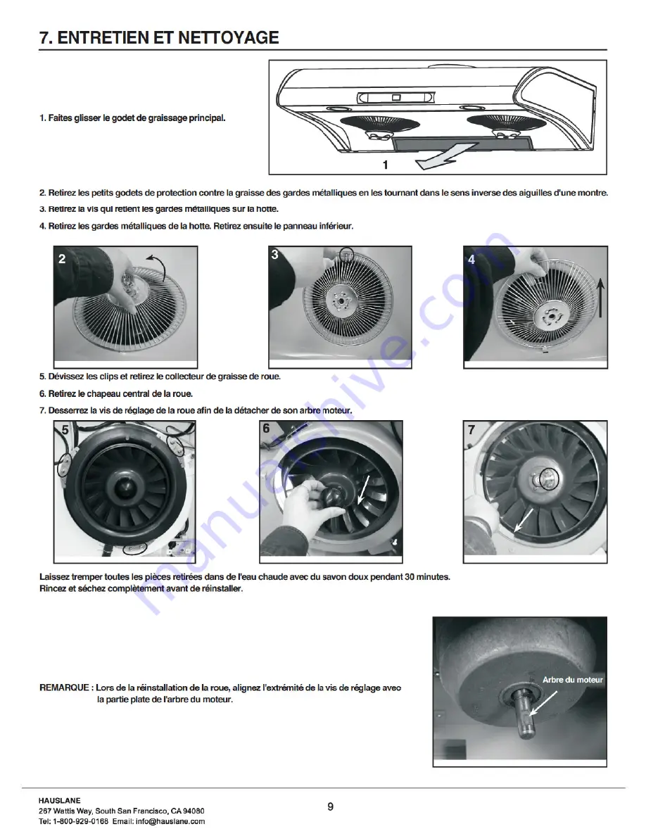 Hauslane Chef Series Instruction, Use & Care Manual Download Page 24