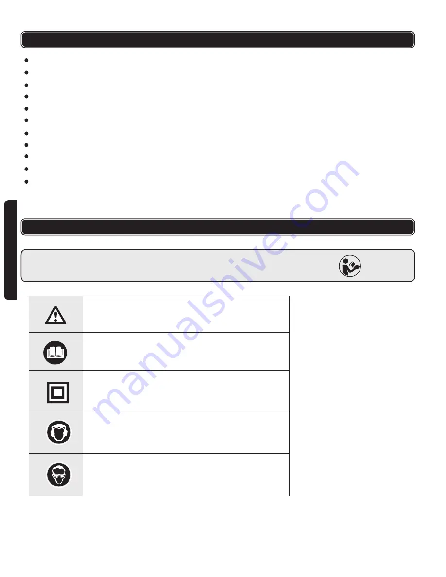 Haussmann 08395003 Operator'S Manual Download Page 2