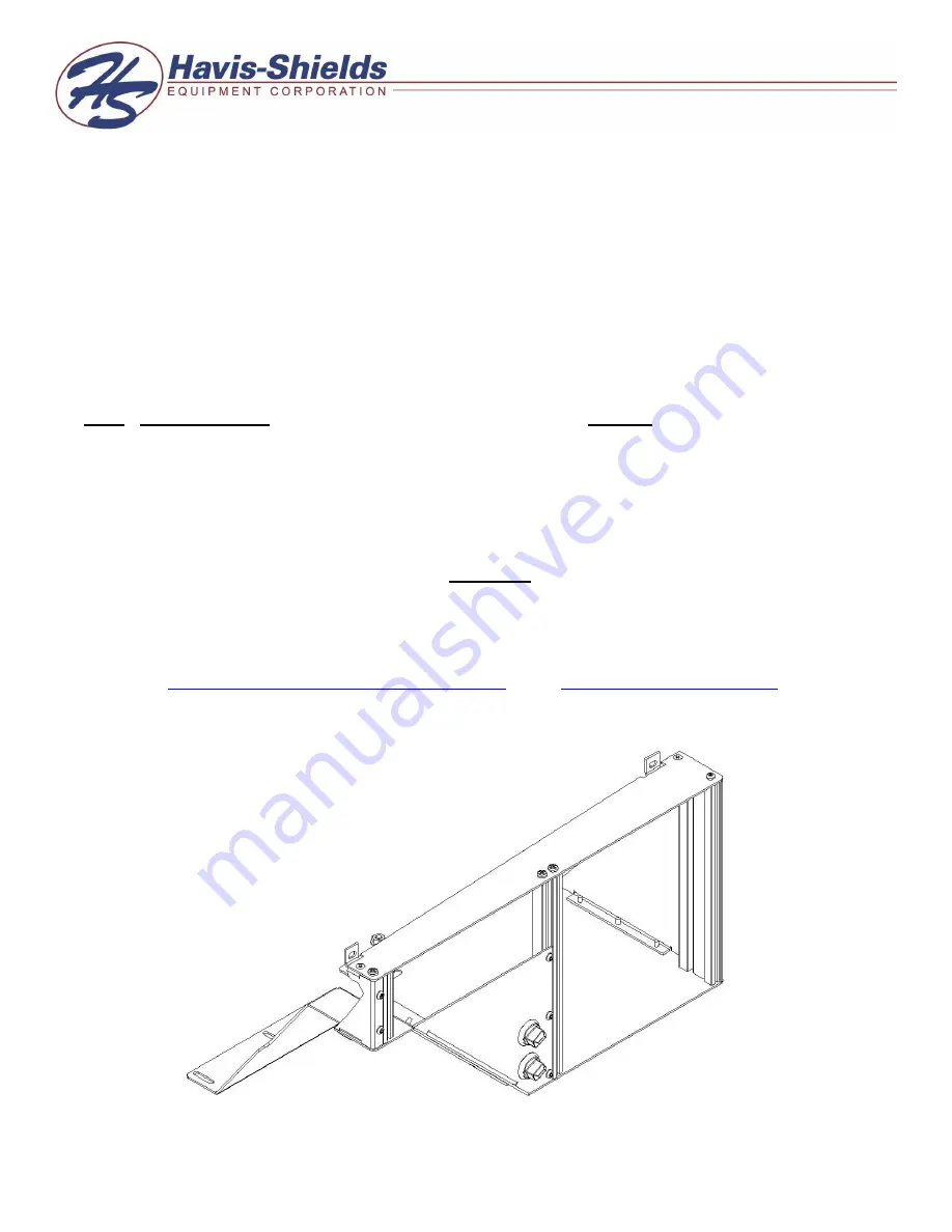 Havis-Shields C-VS-0309-F250 Скачать руководство пользователя страница 1