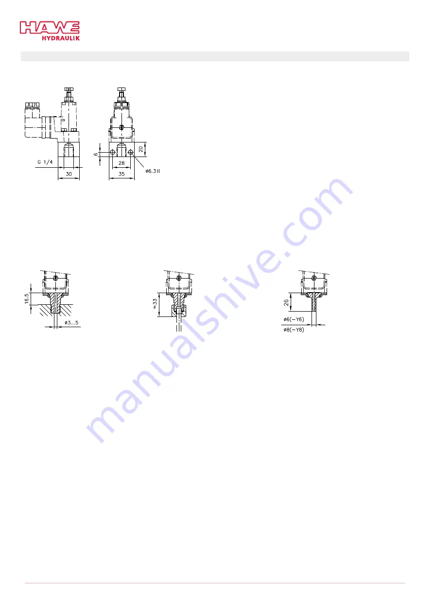 HAWE Hydraulik DG 1 R Скачать руководство пользователя страница 16