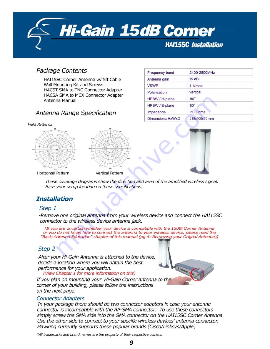 Hawking HAI15SC User Manual Download Page 10