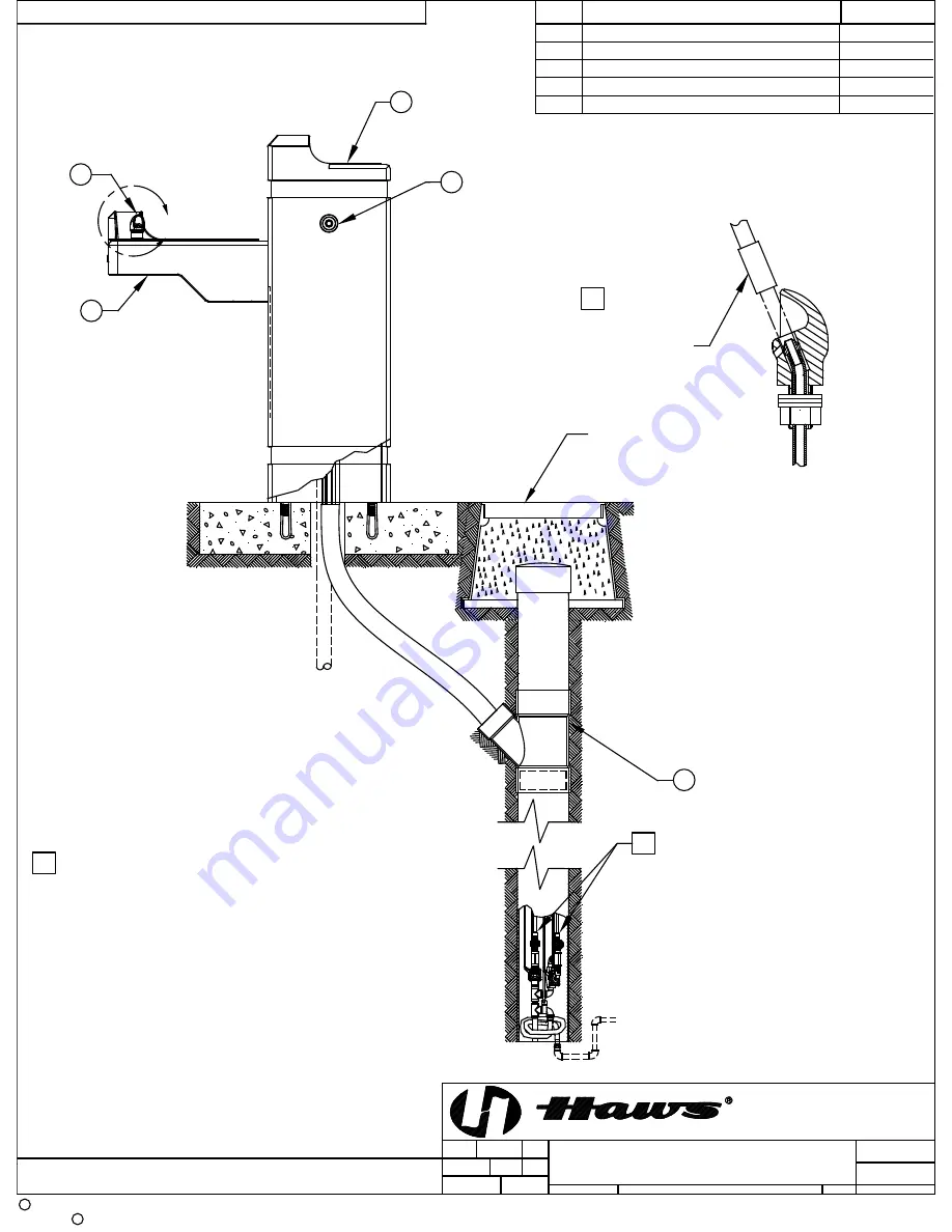 Haws 3150FR Installation, Operation & Maintenance Instructions Download Page 3