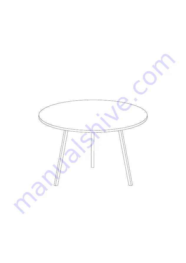 Hay LOOP STAND ROUND TABLE Instruction Manual Download Page 7