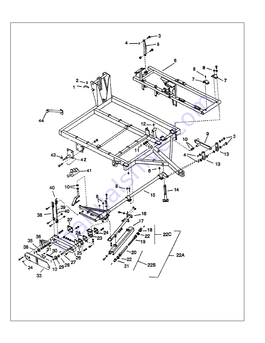 Haybuster ROCK-EZE H-106 Operating Instructions And Parts Reference Download Page 40