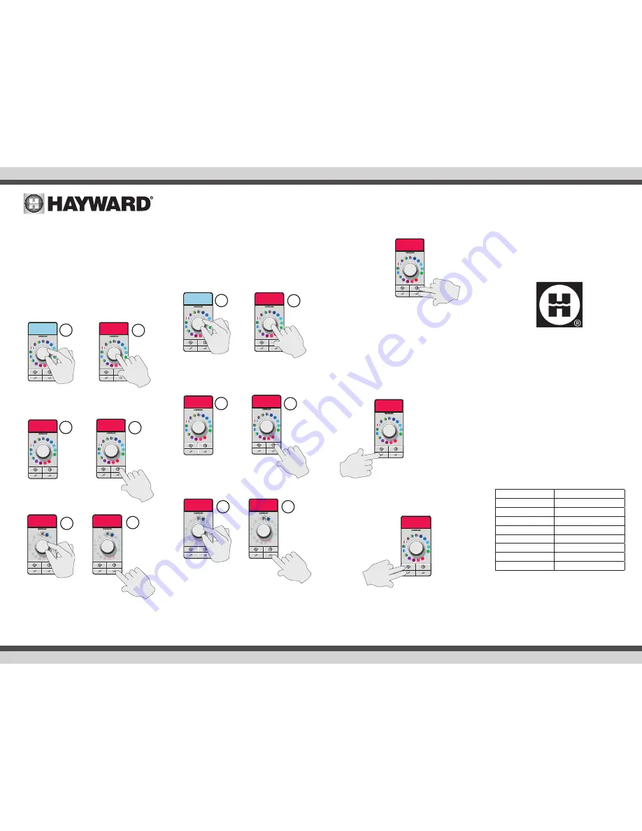 Hayward ColorLogic LKCUS1100 Скачать руководство пользователя страница 2