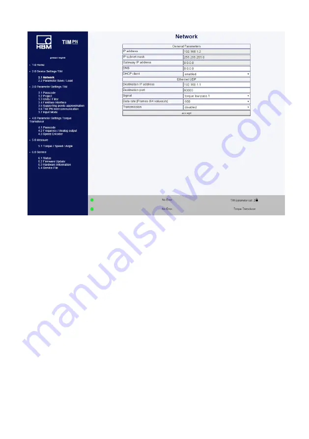 HBK TIM-PN Mounting Instructions Download Page 23