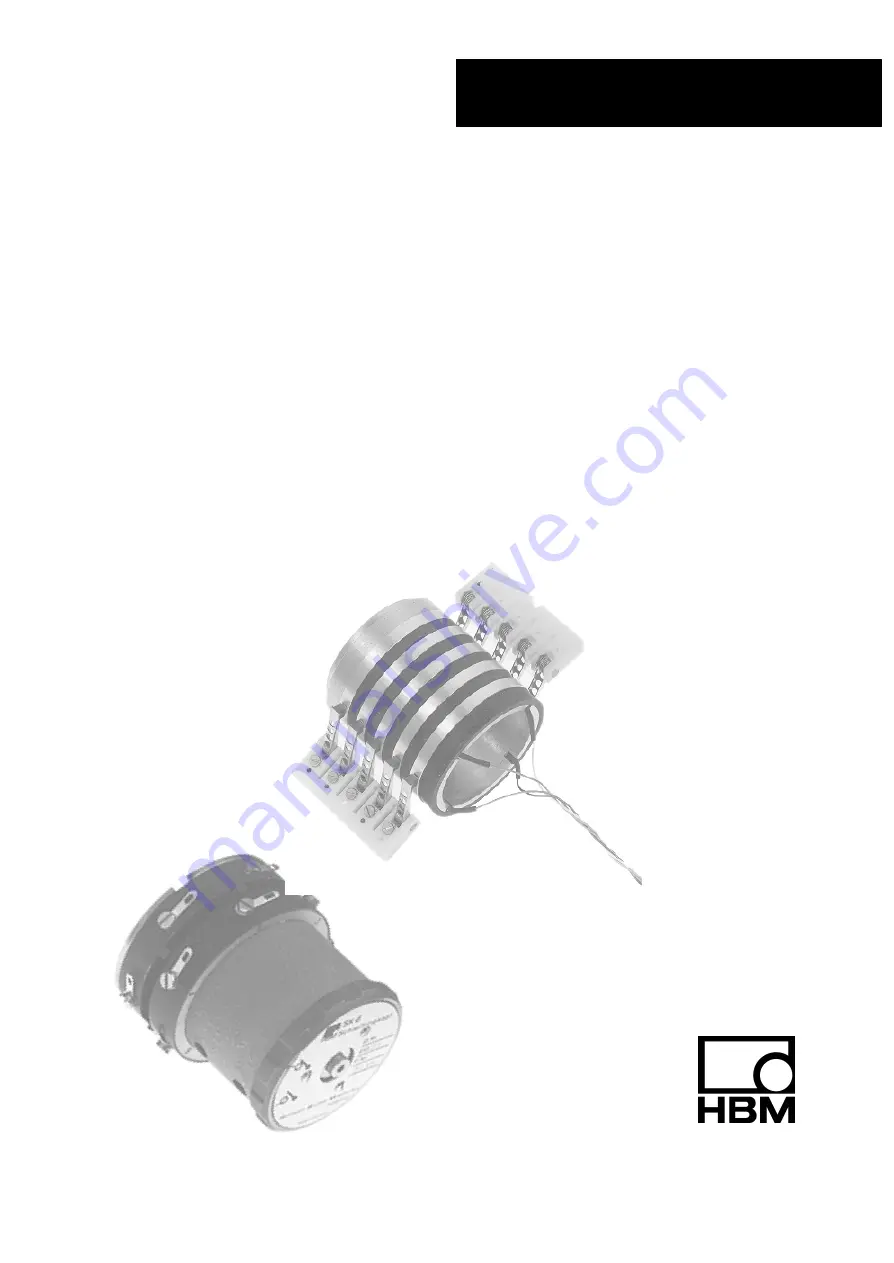 HBM SK12 Mounting Instructions Download Page 1