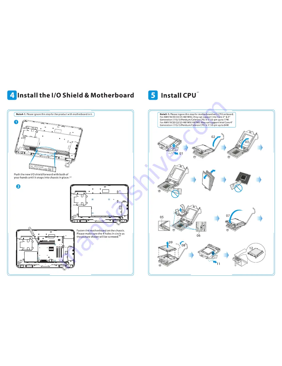 HCL AMV18 Series Quick Installation Guid Download Page 4