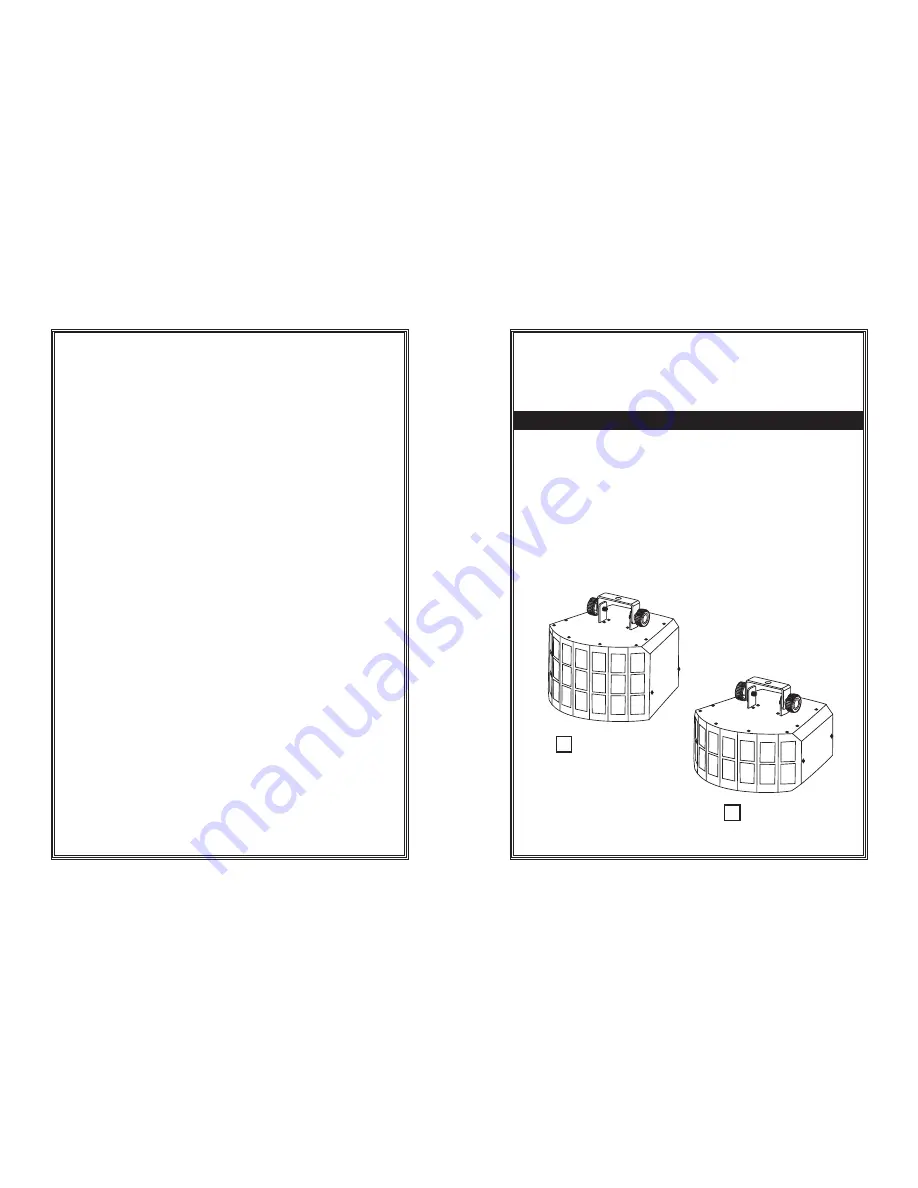 HD AUDIO SYSTEM DMX512 Instruction Manual Download Page 1