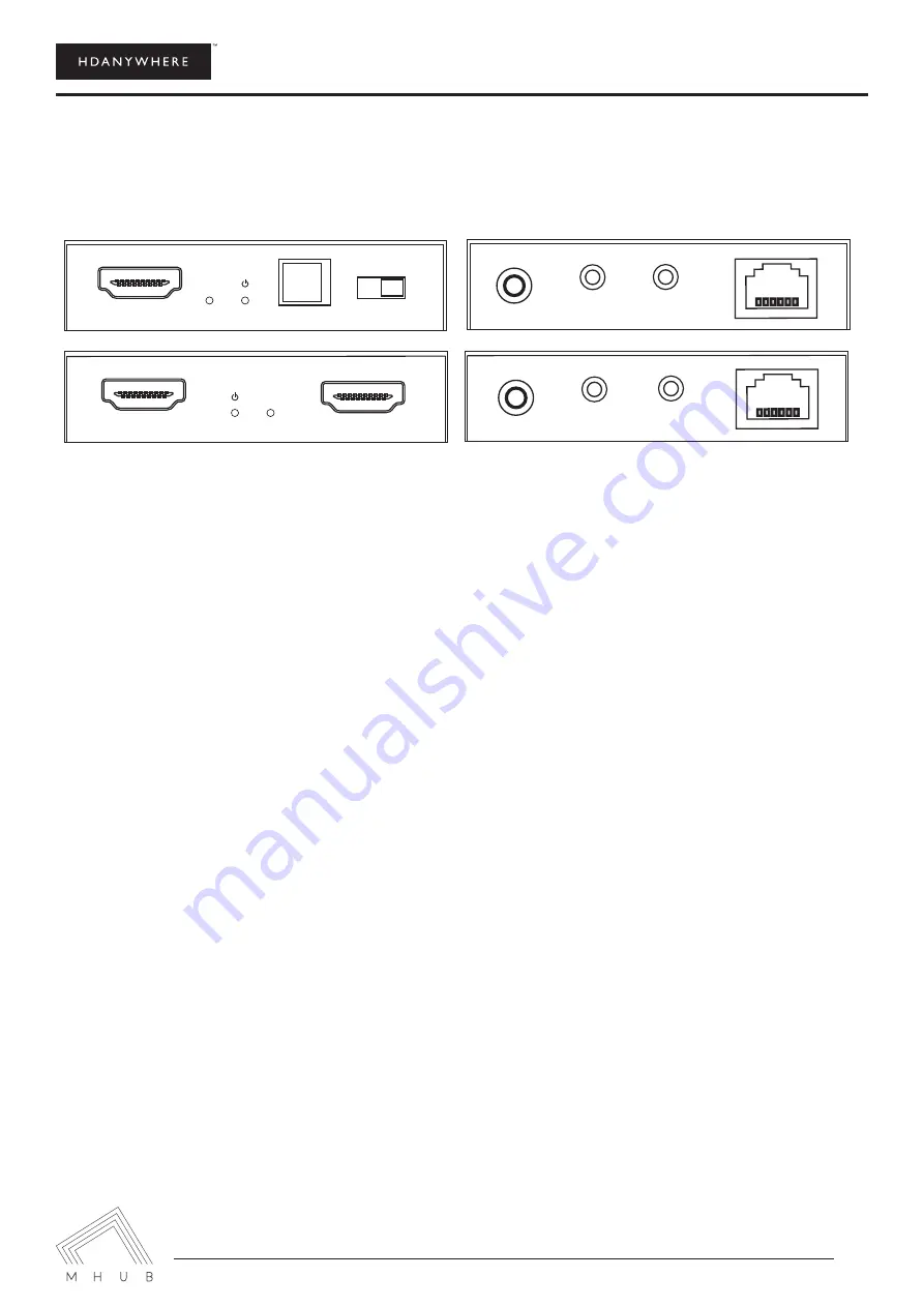 HDanywhere XTND 2K 40M Manual Download Page 4