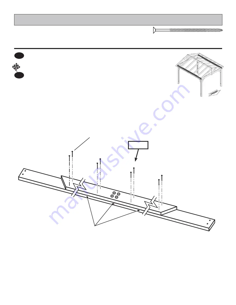 Heartland PASADENA PAVILION 10x12 Assembly Manual Download Page 11