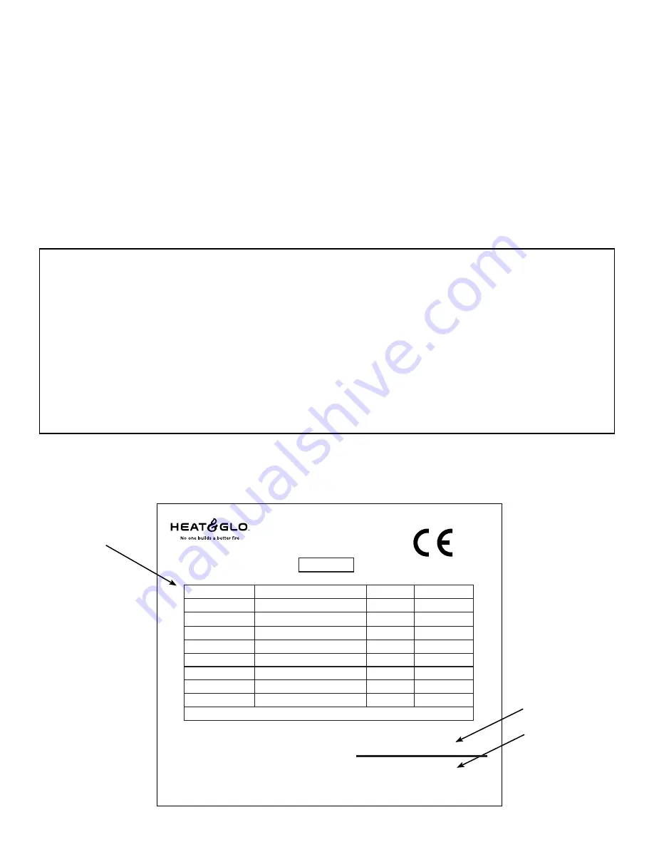 Heat & Glo SL350TRSI-N-CE Скачать руководство пользователя страница 3