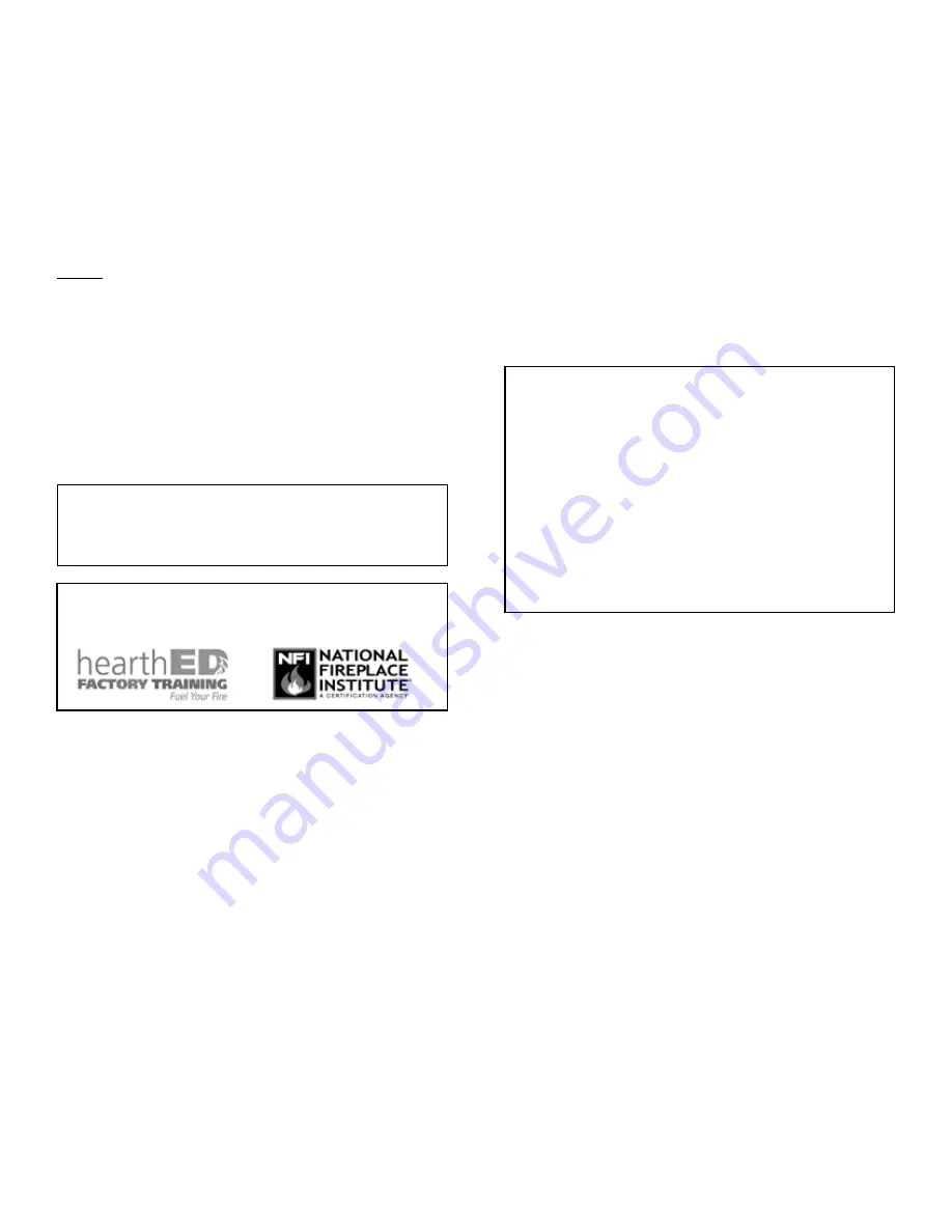 Heat & Glo SLR-D Owner'S Manual Download Page 16