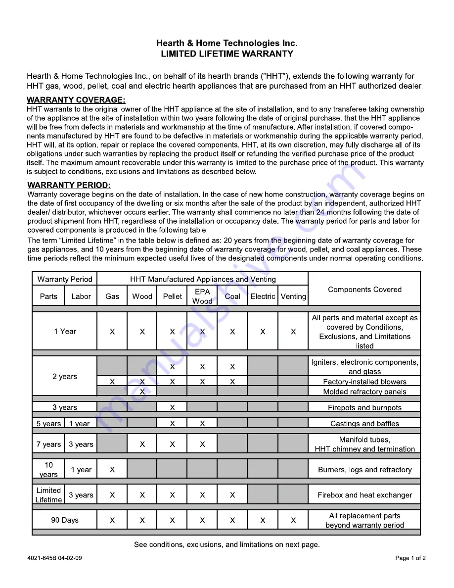 Heat & Glo Soho-N-AU Installer'S Manual Download Page 39