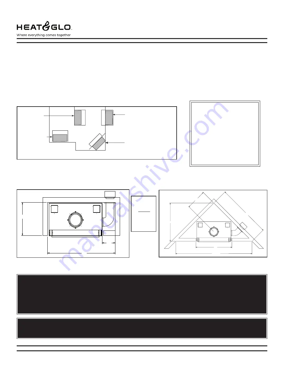 Heat&Glo NORTH STAR Installation & Operating Instructions Manual Download Page 9