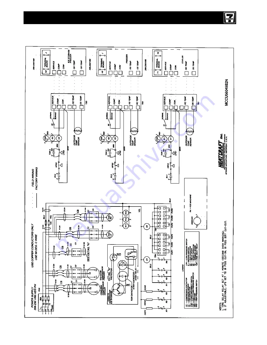 Heatcraft Refrigeration Products H-IM-711C5 Installation & Operating Instructions Manual Download Page 38