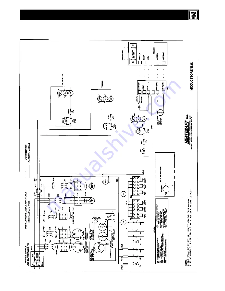 Heatcraft Refrigeration Products H-IM-711C5 Installation & Operating Instructions Manual Download Page 40