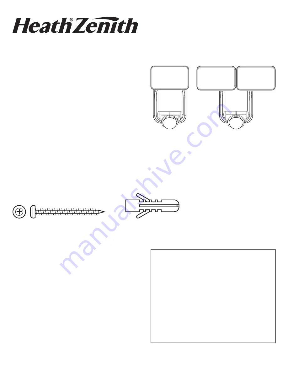 Heath Zenith 7162 Manual Download Page 17