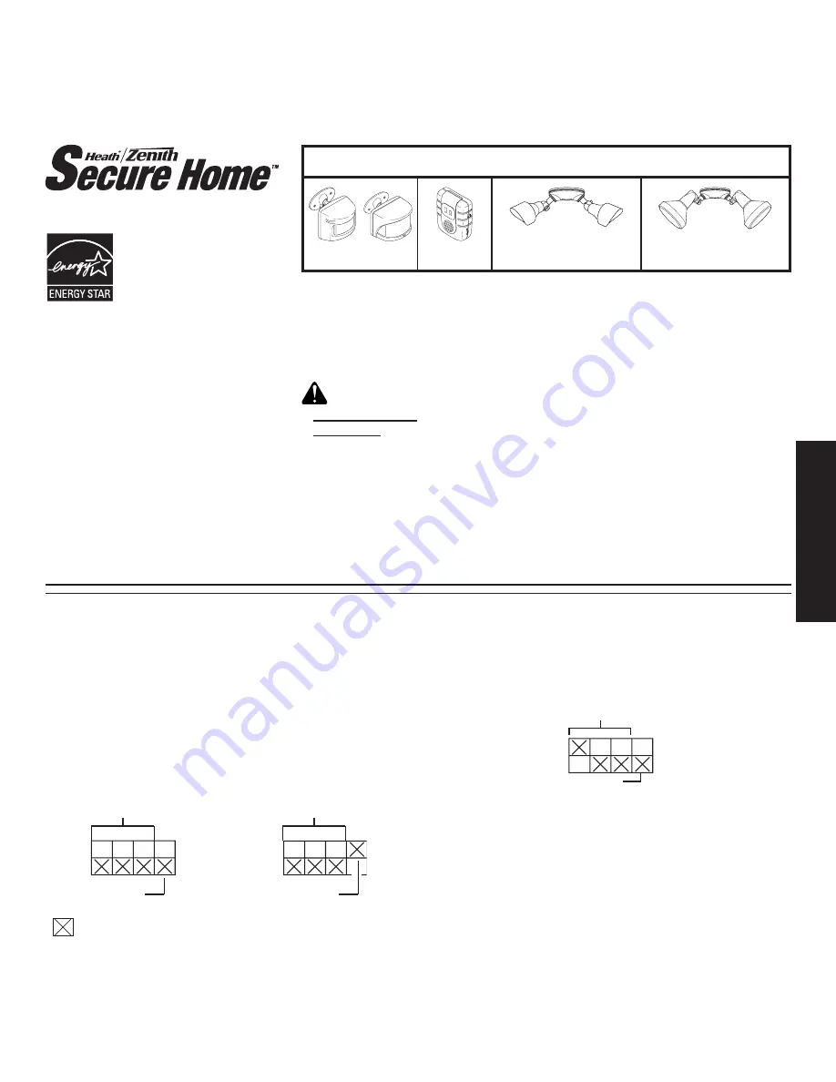 Heath Zenith Secure Home 180 Motion Sensor Скачать руководство пользователя страница 11