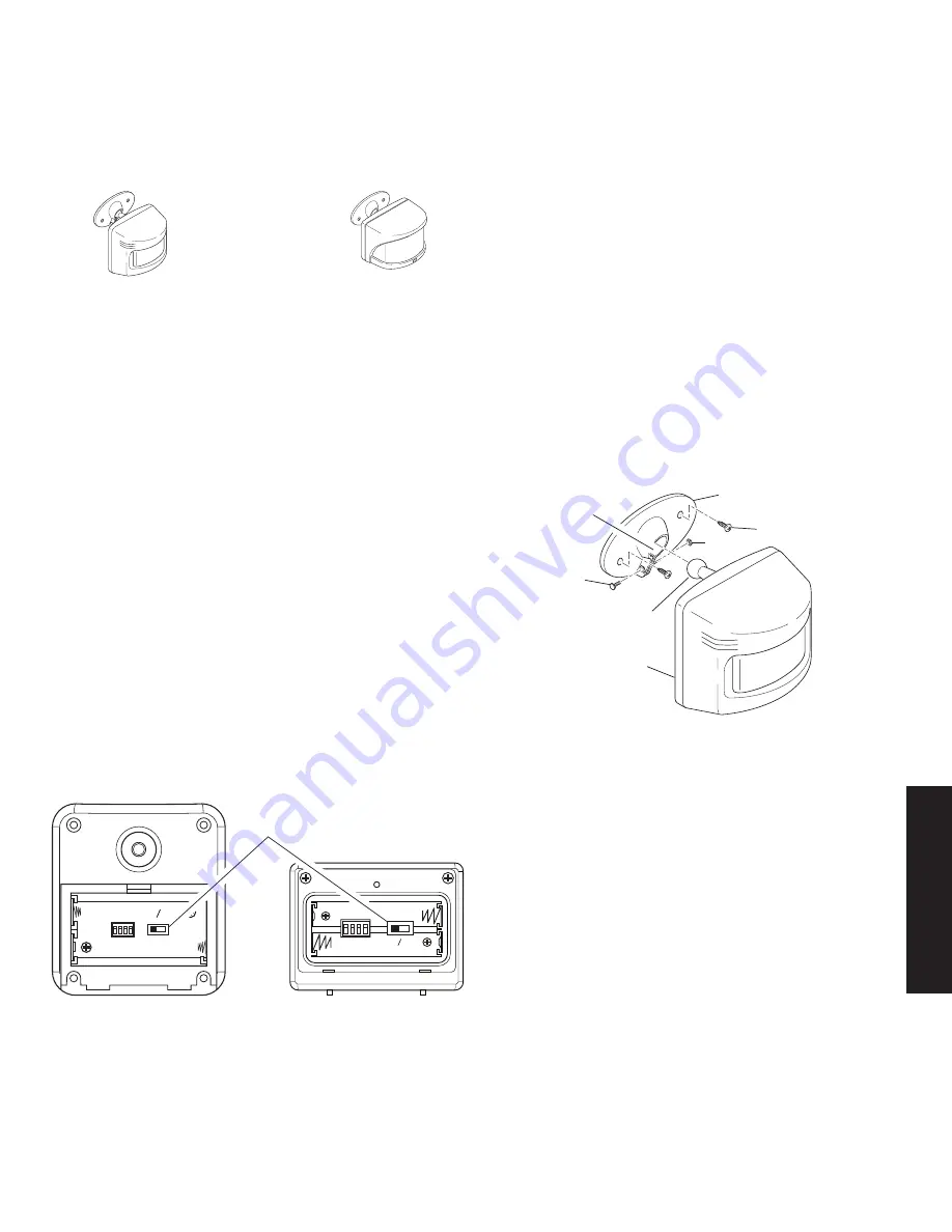 Heath Zenith Secure Home 180 Motion Sensor Reference Manual Download Page 23