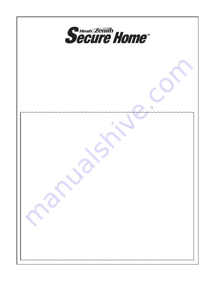 Heath Zenith Secure Home DualBrite 4541 Manual Download Page 20