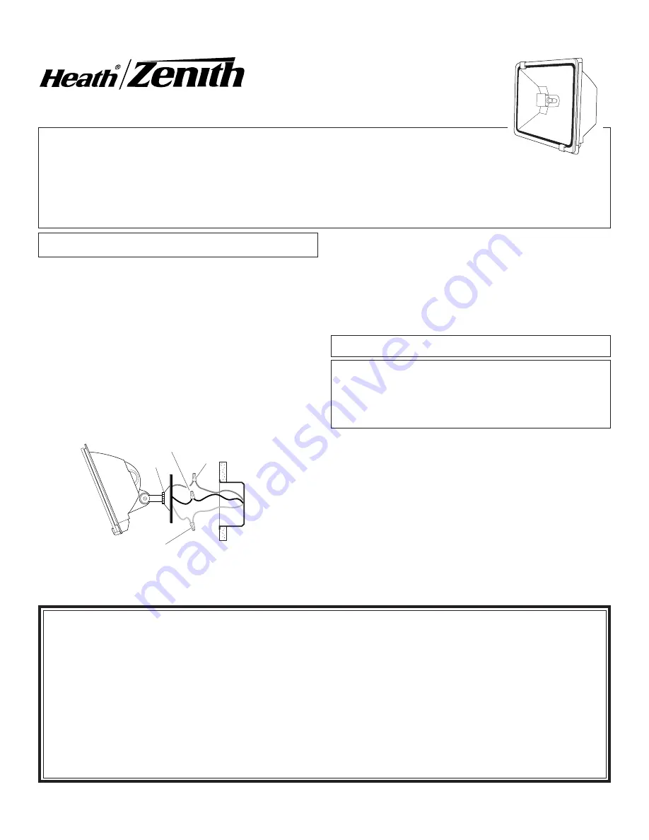 Heath Zenith SL-5505 Manual Download Page 1