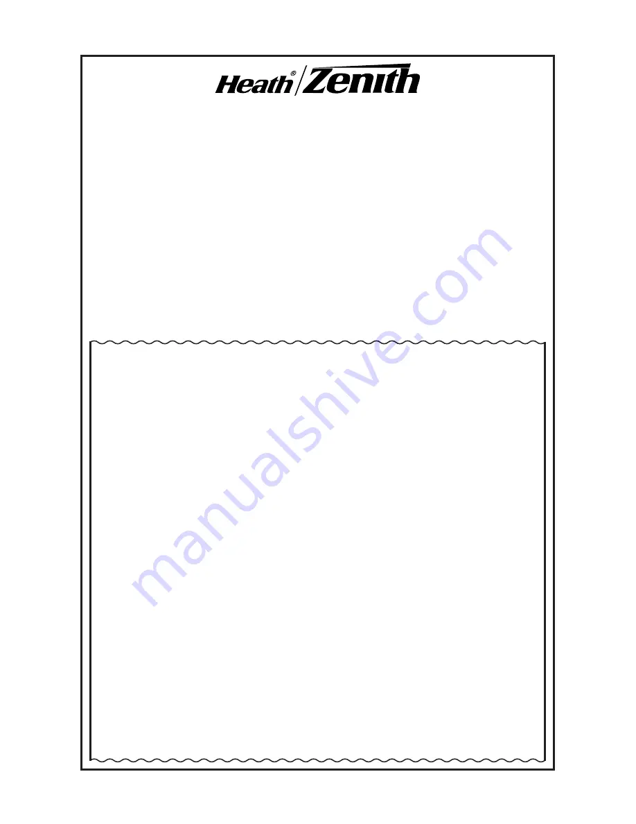 Heath Zenith SL-6164 Owner'S Manual Download Page 20