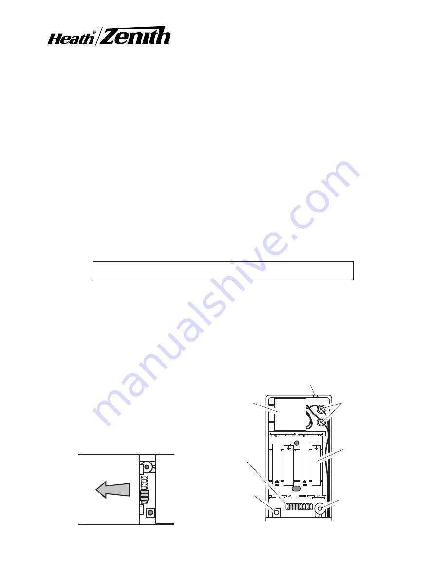 Heath Zenith Weatherproof Long Range Wireless Chime with Chime Extender 598-1125-02 Owner'S Manual Download Page 8