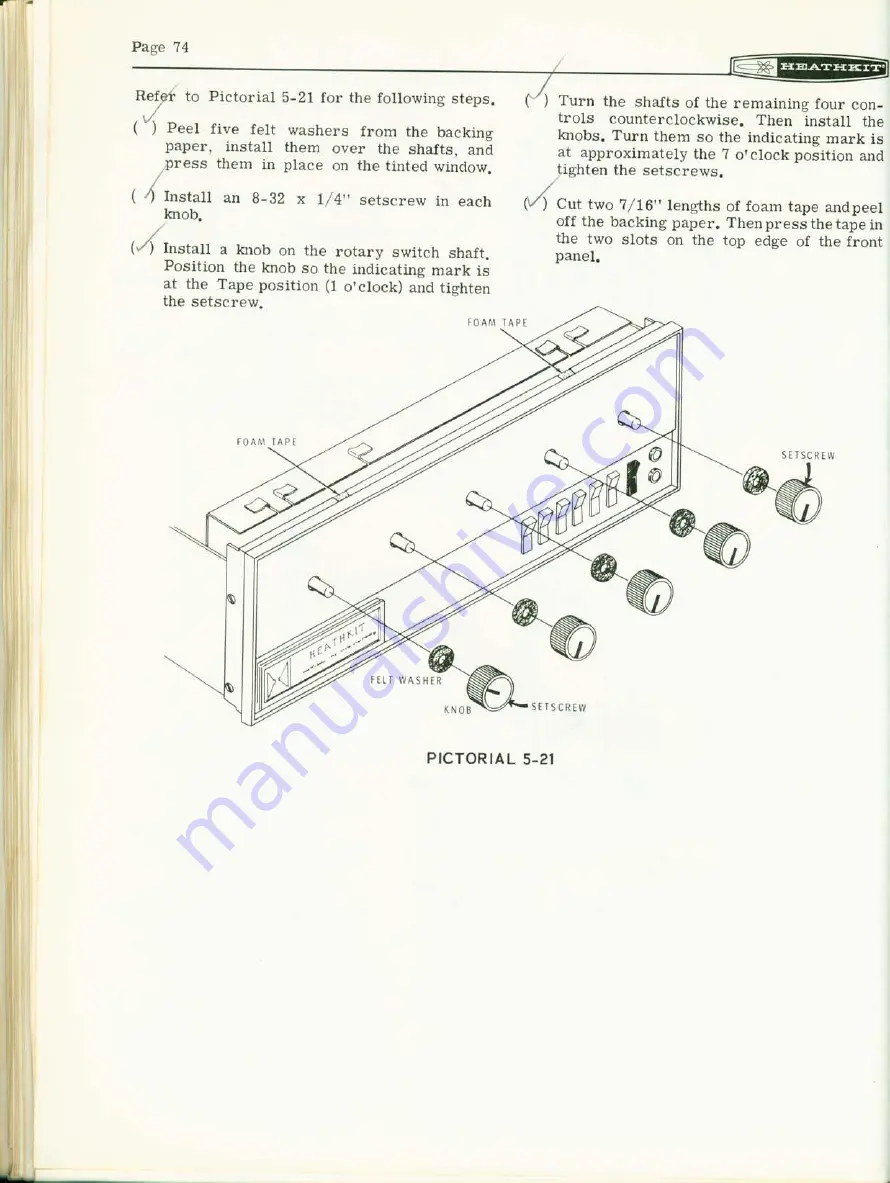 Heathkit AA-15 Скачать руководство пользователя страница 91