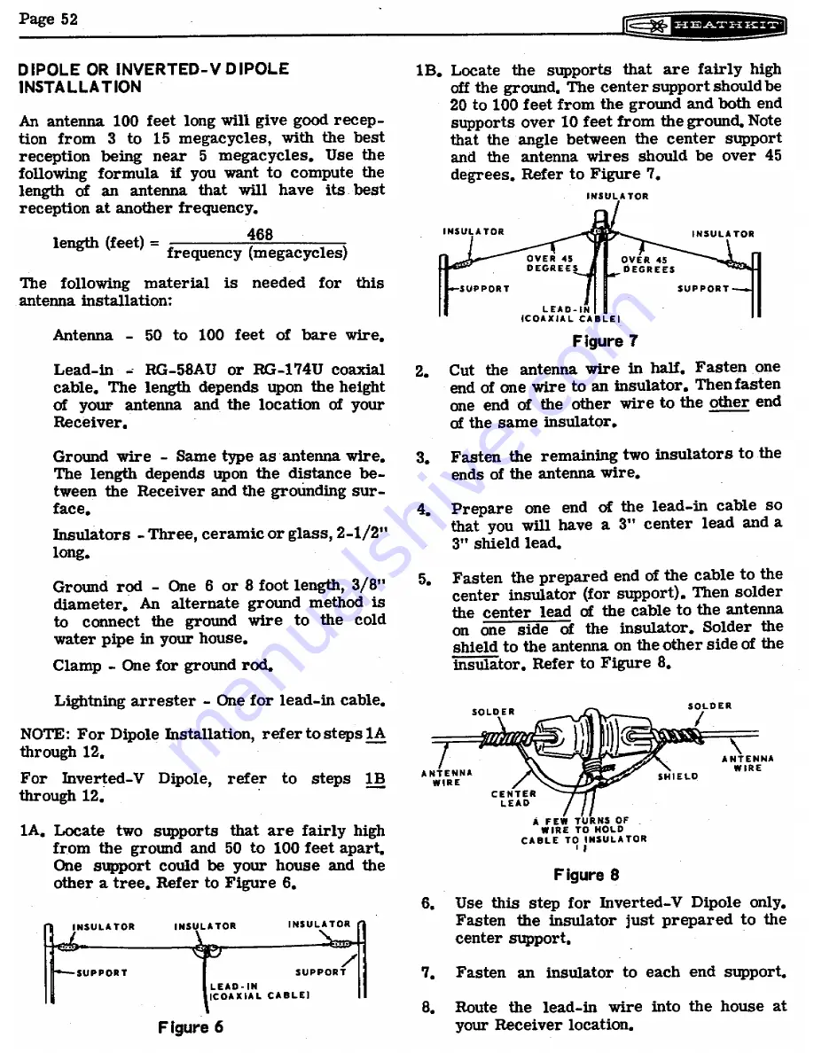 Heathkit Delux SWL GR-54 Assembly And Operation Manual Download Page 15