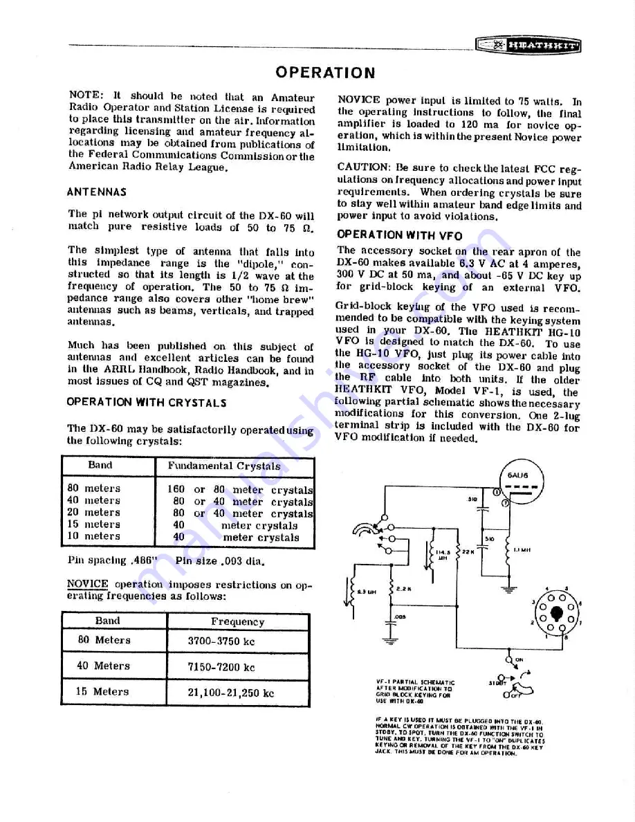 Heathkit DX-60 Скачать руководство пользователя страница 19