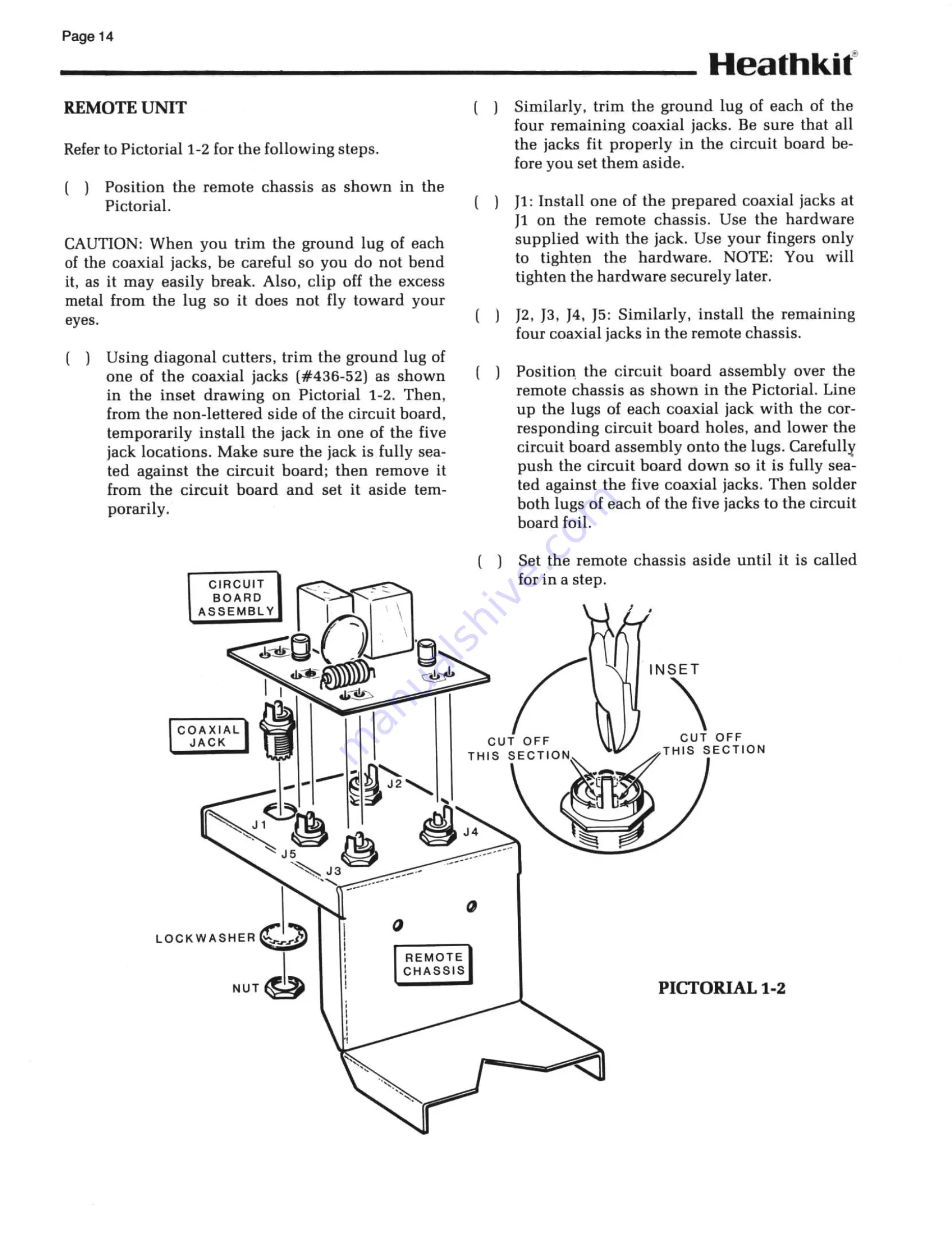 Heathkit Heathkit HD-1481 Скачать руководство пользователя страница 11