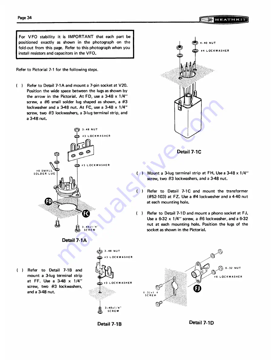 Heathkit HW-101 User Manual Download Page 38