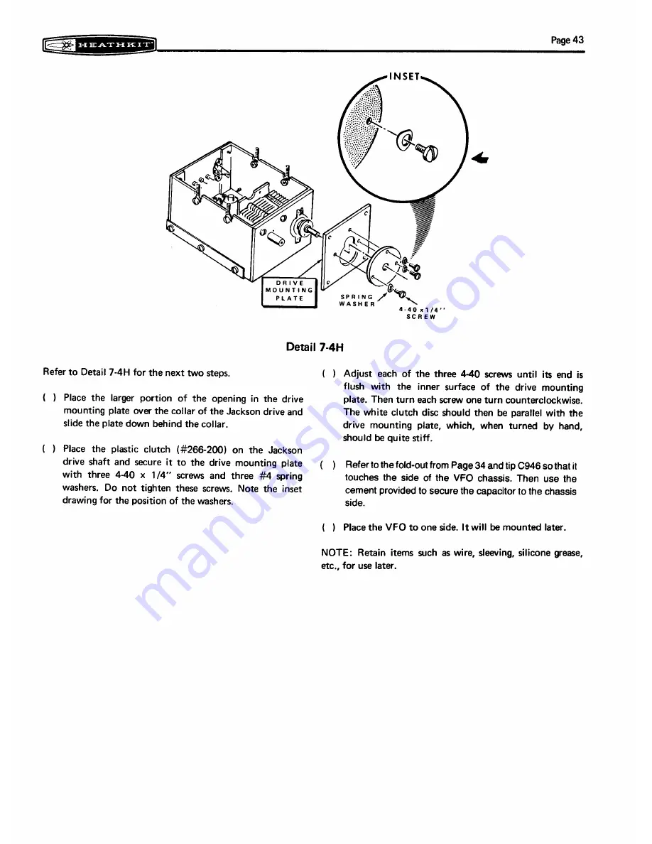 Heathkit HW-101 Скачать руководство пользователя страница 48