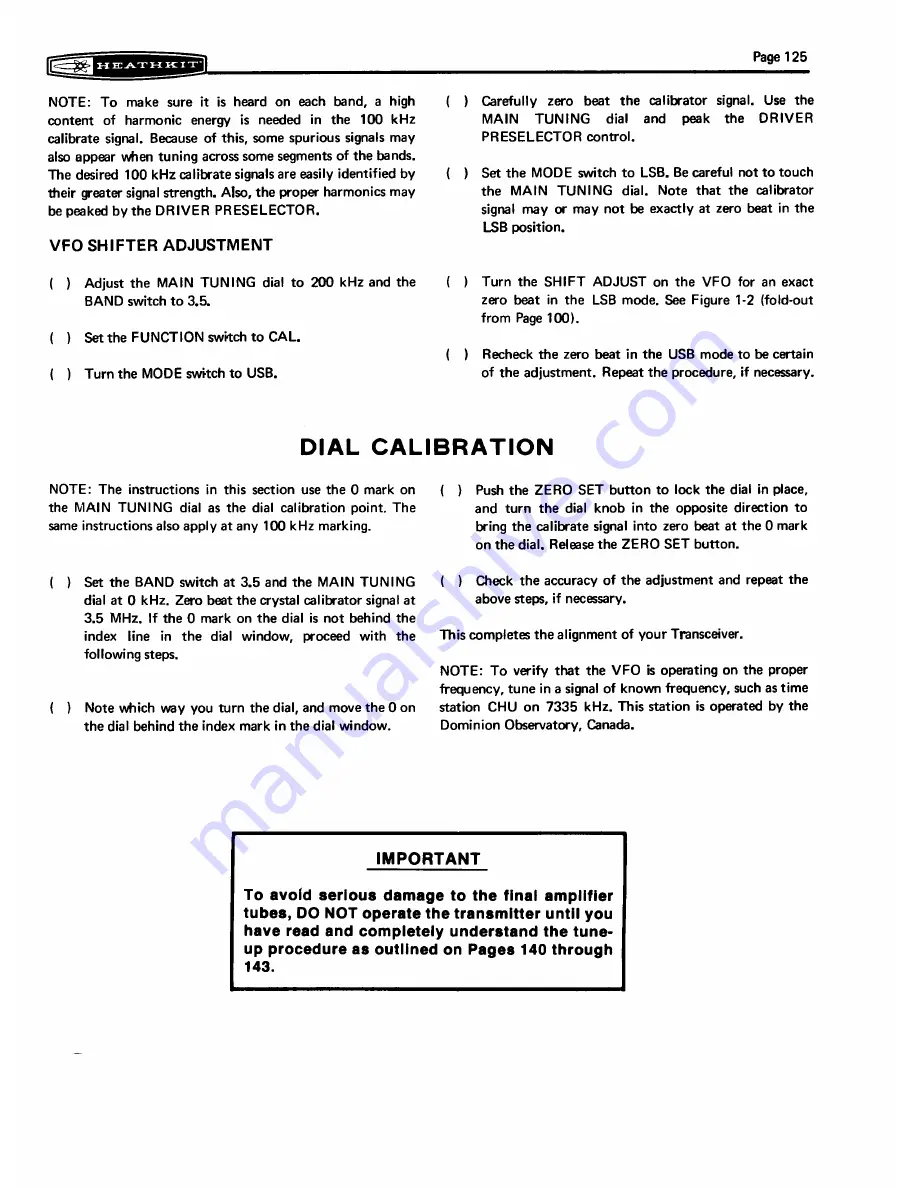 Heathkit HW-101 User Manual Download Page 160